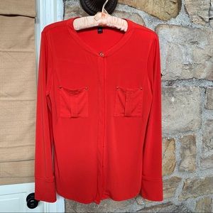 Fiery red/orange Blouse